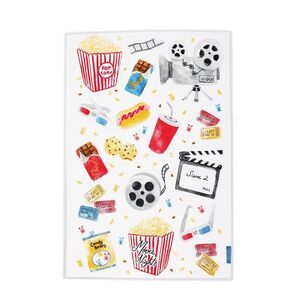 Stonewall Kitchen “Movie Night” Cotton Tea Towel - New with Tag - 18” × 28”